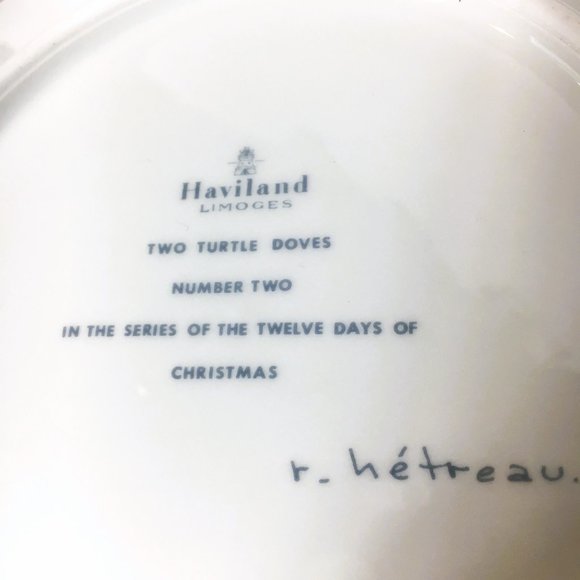 Haviland Limoges France 1971 Christmas Collector Plate Vintage - Picture 5 of 12
